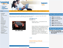 Tablet Screenshot of leasing-world.de